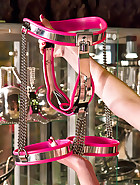 Pink chastity device, pt.2