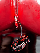 Red rubber bondage, pt.3